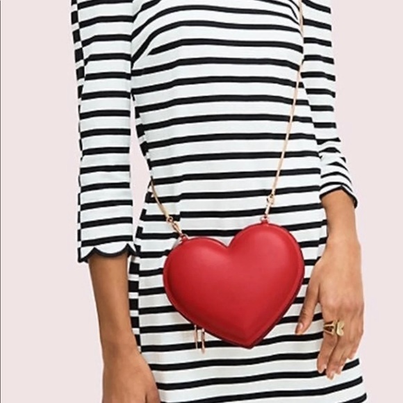 Kate Spade 3D Heart Shape Crossbody - Picture 10 of 12